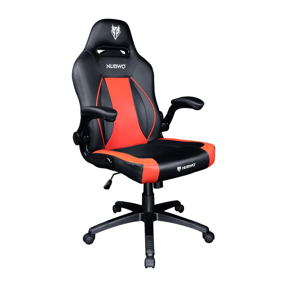 NUBWO เก้าอี้เกมมิ้ง เก้าอี้เกมมิ่งเพื่อสุขภาพ เก้าอี้ทำงาน เก้าอี้สีส้ม Gaming Chair E-Sportขาไนลอน พับที่วางแขนขึ้นได้ เก้าอี้พนักพิงต่ำ รุ่น NBCH-008 https://lnwchill.com