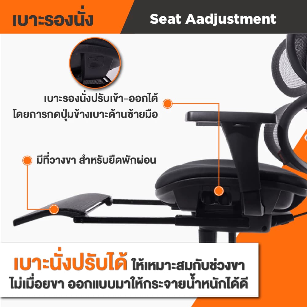 Ergotrend เก้าอี้เพื่อสุขภาพเออร์โกเทรน รุ่น Ergo joy rest เก้าอี้สีดำ ระบายอากาศดีเยี่ยม นุ่มสบาย ตามหลักสรีระศาสตร์ Ergonomic เก้าอี้พนักพิงสูง ลดอาการปวดเมื่อย เกรดพรีเมี่ยม https://lnwchill.com