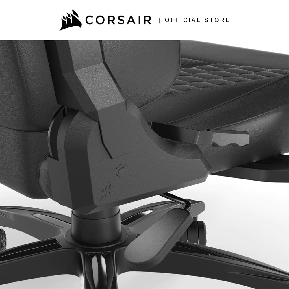 CORSAIR Chair รุ่น TC100 RELAXED Gaming Chair เก้าอี้เกมมิ่งเพื่อสุขภาพ นุ่มสบาย ตามหลักสรีระศาสตร์ E-Sport- Leatherette Black/Black เก้าอี้สีดำ เกรดพรีเมี่ยม https://lnwchill.com