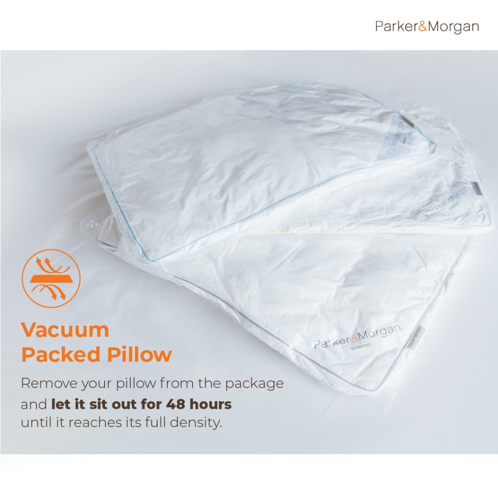 Parker&Morgan รุ่น Belgravia หมอนขนห่านแท้ 90/10 ขนาดควีน (SOFT) มอบสัมผัสการนอนหลับที่นุ่มสบายระดับพรีเมียม เพื่อการพักผ่อนที่เหนือกว่า https://lnwchill.com