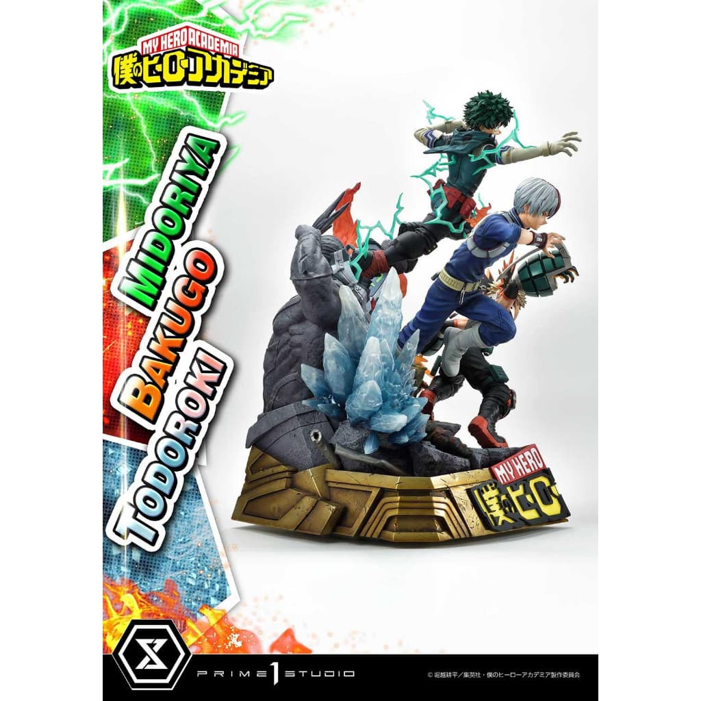 Prime 1 Studio (UPMMHA-01DX) - Midoriya, Bakugo, Todoroki: My Hero Academia 1/4 Scale (Deluxe) https://lnwchill.com
