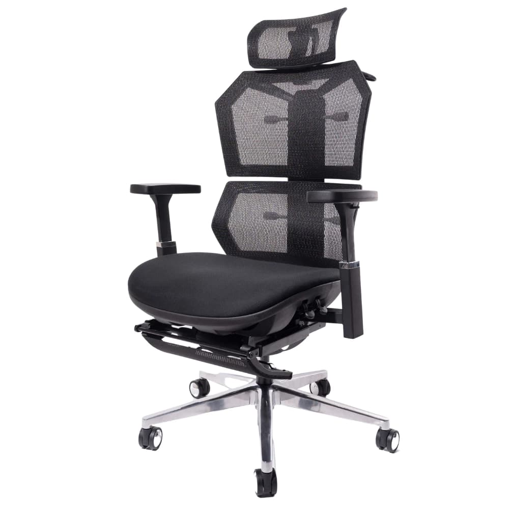 Ergotrend เก้าอี้เพื่อสุขภาพเออร์โกเทรน รุ่น Malmo Milimeter เก้าอี้สีดำ ระบายอากาศดีเยี่ยม นุ่มสบาย ตามหลักสรีระศาสตร์ Ergonomic เก้าอี้พนักพิงสูง ลดอาการปวดเมื่อย เกรดคุณภาพ https://lnwchill.com