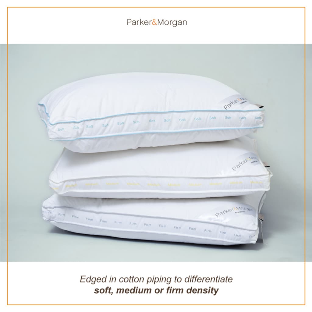 Parker&Morgan รุ่น Belgravia หมอนขนห่านแท้ 90/10 ขนาดควีน (SOFT) มอบสัมผัสการนอนหลับที่นุ่มสบายระดับพรีเมียม เพื่อการพักผ่อนที่เหนือกว่า https://lnwchill.com