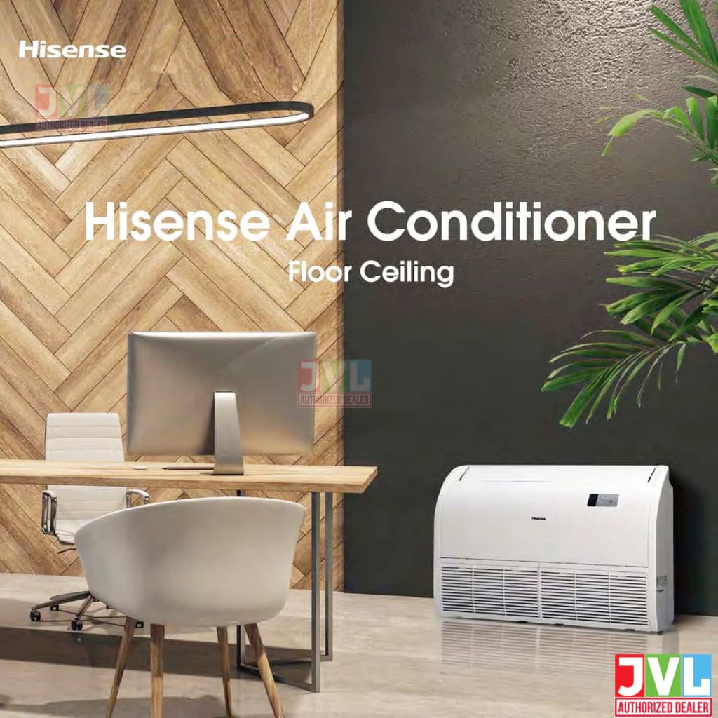 Hisense AUV Ceiling ไฮเซ่นส์ รุ่นใหม่ แอร์ตั้งพื้น แขวนใต้ฝ้า INVERTER เบอร์5 ดาว คอยล์ทองแดง R32 https://lnwchill.com