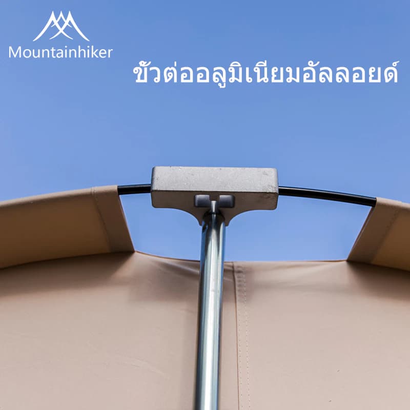 Mountainhiker เต็นท์ผ้าใบ ผ้าฝ้า ขนาดใหญ่ พับได้ สนาม เดินป่า กันน้ำ3000mm ขนาดใหญ่ 10x10 ฟุต (6 คน) ขนาดกลาง 8x10 ฟุต (5 คน) https://lnwchill.com
