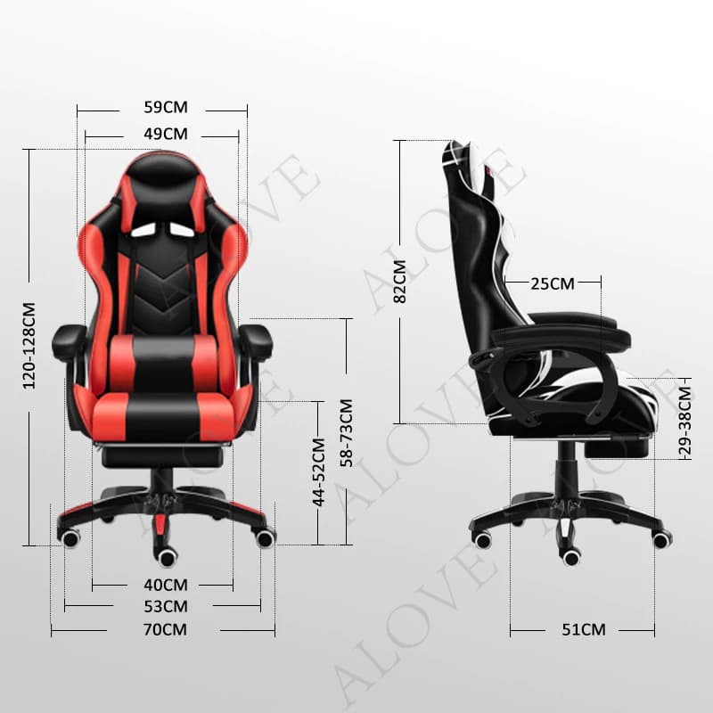 ALOVE เก้าอี้เกมมิ่ง ปรับความสูงได้ เก้าอี้เกมส์ เก้าอี้สีดำ เก้าอี้สีขาว เก้าอี้สีชมพู เก้าอี้สีแดง เก้าอี้เบาะ นุ่ม ราคาดี เก้าอี้พนักพิงสูง ที่รองขา+ขาไนล่อน มีที่รองขา Gaming Chair https://lnwchill.com