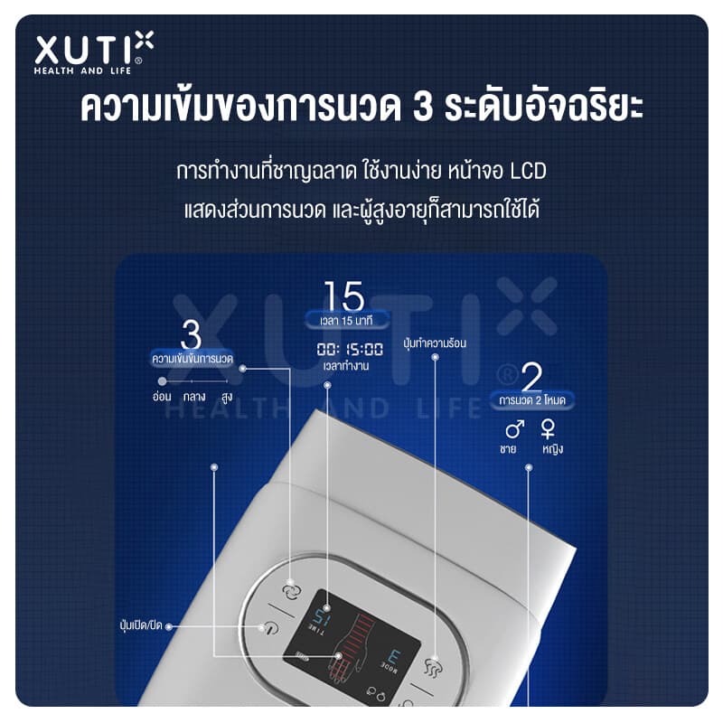 XUTI เครื่องนวดมือไฟฟ้า ให้ความอบอุ่นในการนวดมือนวดนิ้ว อุปกรณ์นวดดูแลมิอ เครื่องมือนวดมือ https://lnwchill.com