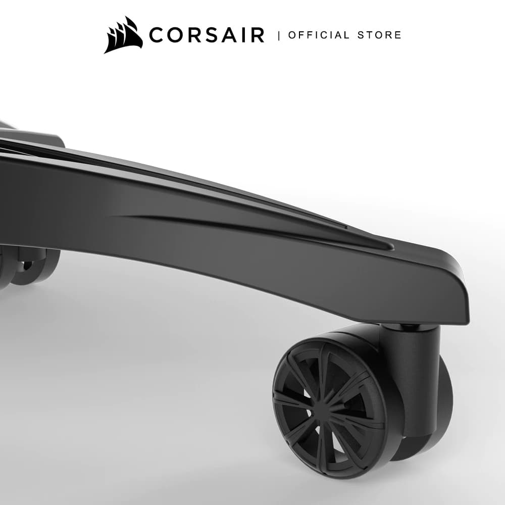 CORSAIR Chair รุ่น TC100 RELAXED Gaming Chair E-Sport เก้าอี้สีดำ เก้าอี้เกมมิ่งเพื่อสุขภาพ นุ่มสบาย ตามหลักสรีระศาสตร์ เก้าอี้เบาะ นุ่ม เกรดพรีเมี่ยม - Fabric Black/Black https://lnwchill.com