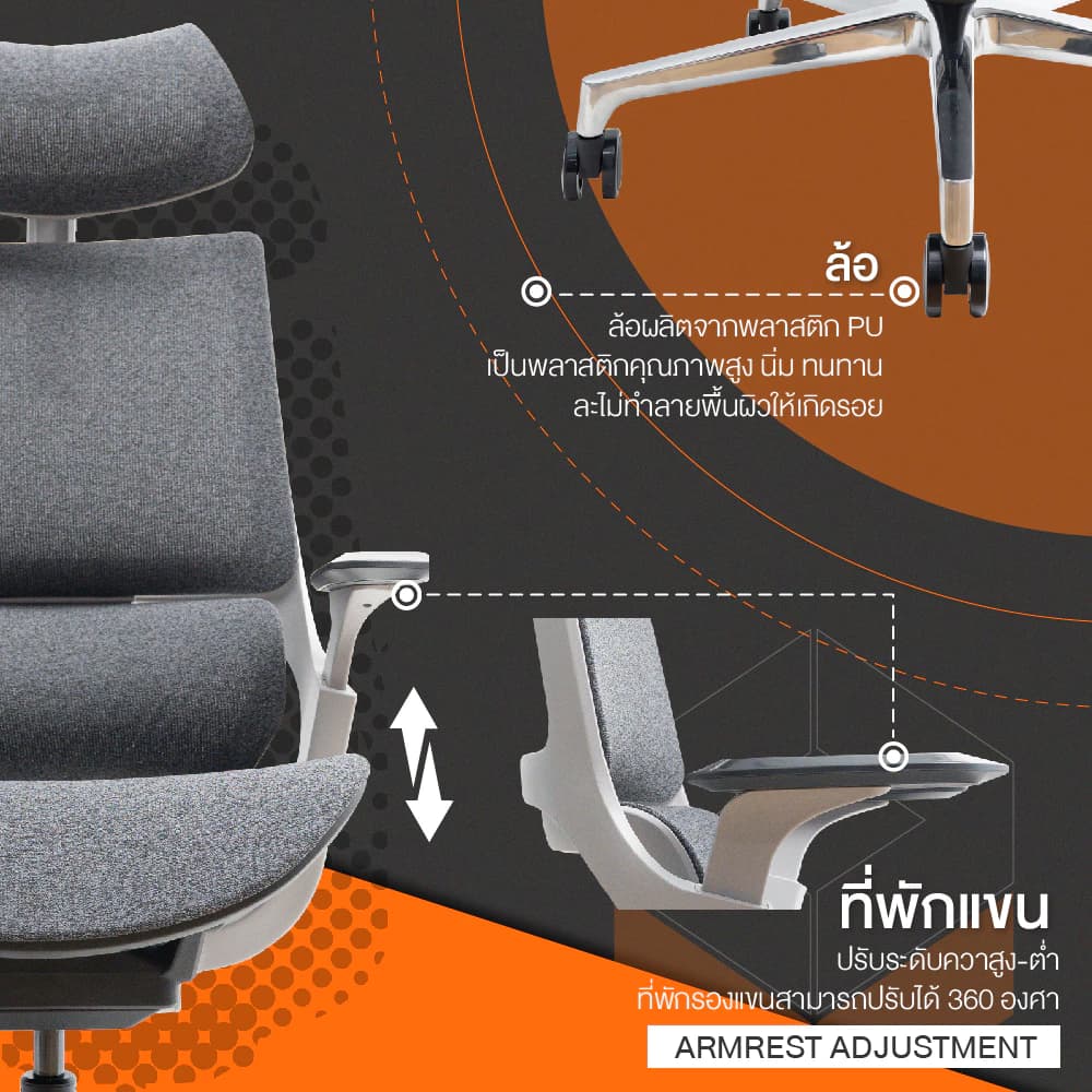 Ergotrend เก้าอี้เพื่อสุขภาพเออร์โกเทรน รุ่น X-Beyond เก้าอี้สีดำ ระบายอากาศดีเยี่ยม นุ่มสบาย ตามหลักสรีระศาสตร์ Ergonomic เก้าอี้พนักพิงสูง ลดอาการปวดเมื่อย เกรดคุณภาพ https://lnwchill.com