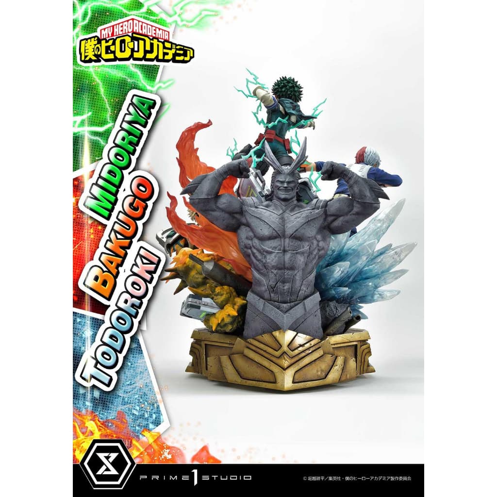 Prime 1 Studio (UPMMHA-01DX) - Midoriya, Bakugo, Todoroki: My Hero Academia 1/4 Scale (Deluxe) https://lnwchill.com