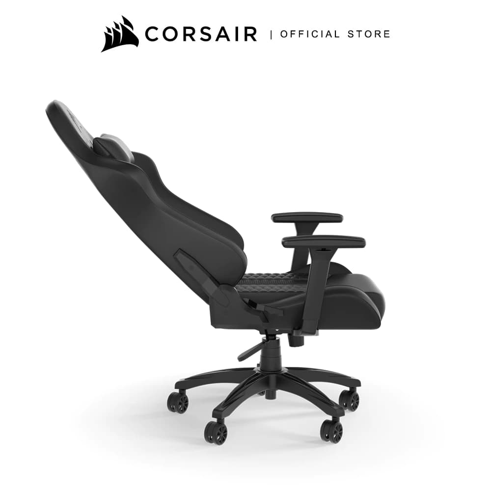 CORSAIR Chair รุ่น TC100 RELAXED Gaming Chair เก้าอี้เกมมิ่งเพื่อสุขภาพ นุ่มสบาย ตามหลักสรีระศาสตร์ E-Sport- Leatherette Black/Black เก้าอี้สีดำ เกรดพรีเมี่ยม https://lnwchill.com