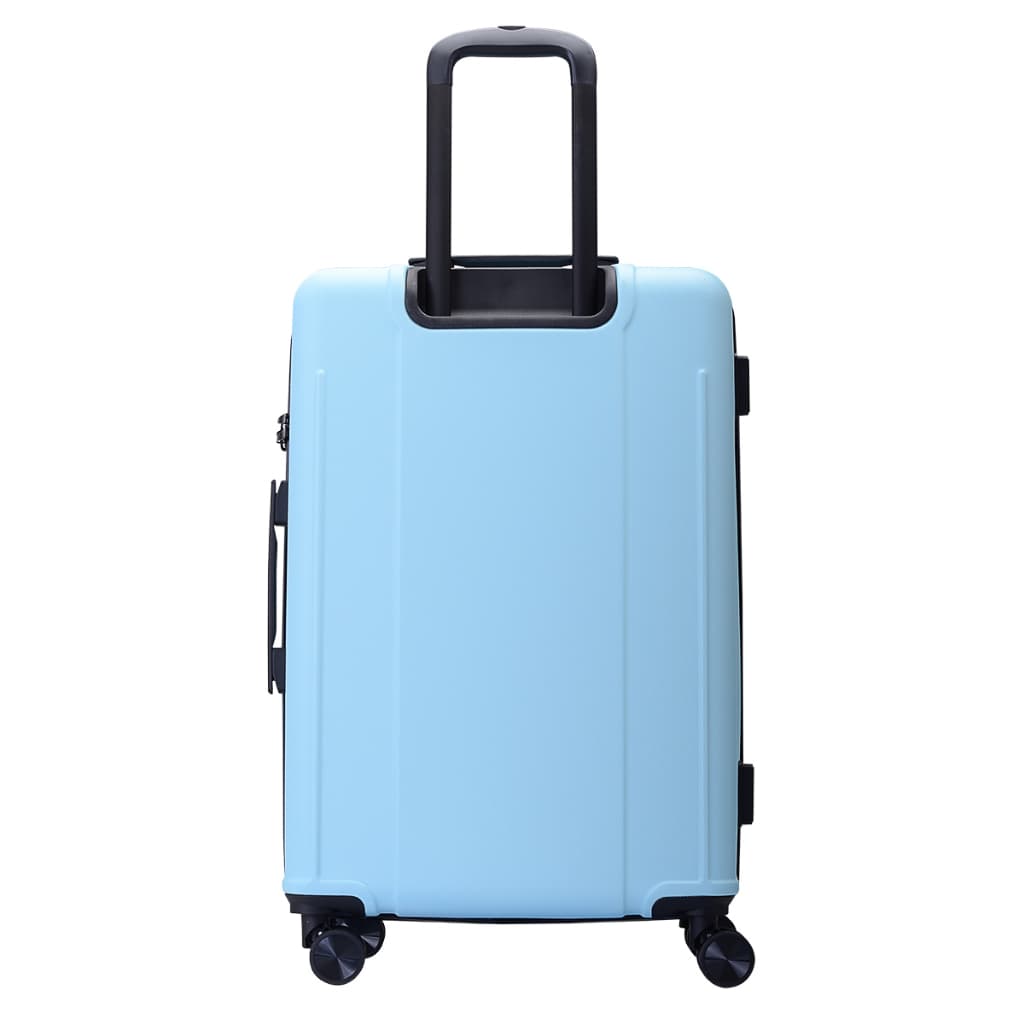CAGGIONI รุ่น C23021 กระเป๋าเดินทาง ABS ทรงเหลี่ยม สีฟ้า ดีไซน์สวยงาม น้ำหนักเบา จัดเก็บสัมภาระง่าย ล้อลื่น เดินทางสะดวก คุ้มค่าทุกการเดินทาง https://lnwchill.com