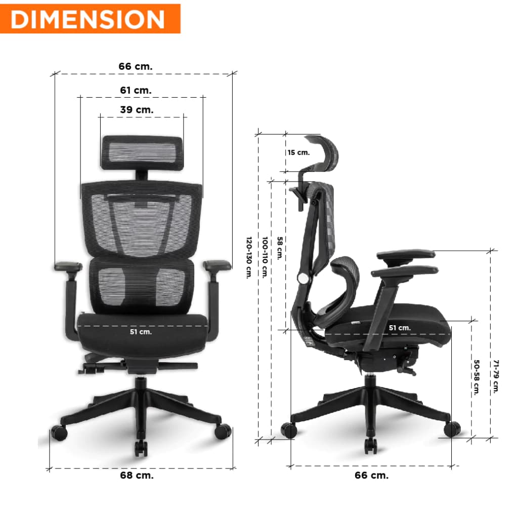 Ergotrend เก้าอี้เพื่อสุขภาพเออร์โกเทรน รุ่น DOLPH เก้าอี้สีดำ ระบายอากาศดีเยี่ยม นุ่มสบาย ตามหลักสรีระศาสตร์ Ergonomic เก้าอี้พนักพิงสูง ลดอาการปวดเมื่อย เกรดคุณภาพ https://lnwchill.com