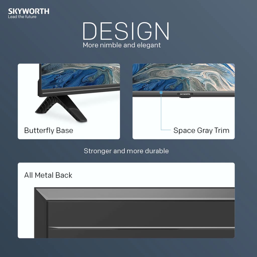 SKYWORTH TV รุ่น 40W7 ทีวีขนาด 40 นิ้ว Google Smart TV FHD 1080P HDR10 Remote Voice Control HD Netflix &Youtube https://lnwchill.com