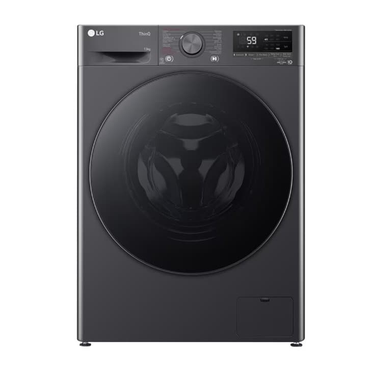 LG รุ่น FV1413S4M เครื่องซักผ้าฝาหน้าขนาด 13 กก ระบบ AI DD สีดำเทา ซักสะอาดถนอมผ้าอัจฉริยะด้วยเทคโนโลยีตรวจจับน้ำหนักและชนิดผ้าเพื่อประสิทธิภาพสูงสุด https://lnwchill.com