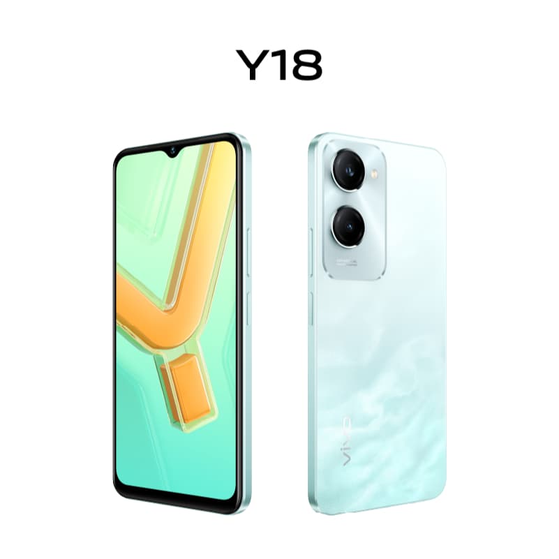vivo Y18 (8+128GB) โทรศัพท์มือถือ วีโว่ | แบตเตอรี่ 5000mAh | กล้องพอร์ตเทรต 50MP | จอแสดงผล 90Hz https://lnwchill.com