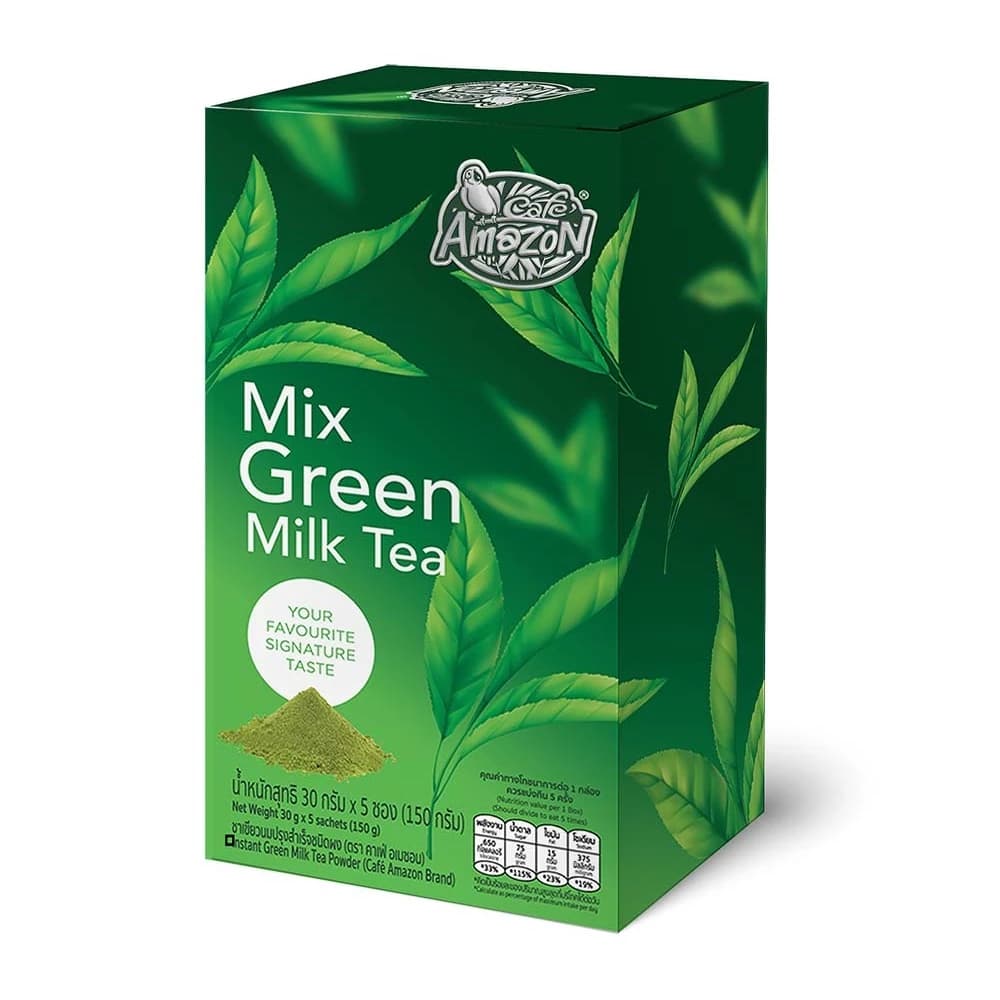 Café Amazon ชาเขียวนม ปรุงสำเร็จชนิดผง https://lnwchill.com