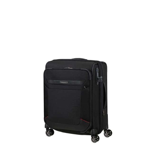 SAMSONITE รุ่น PRO-DLX 6 SPINNER 55/20 EXP กระเป๋าเดินทางล้อลากขยายได้ ขนาด 20 นิ้ว วัสดุ Ballistic Nylon ทนทาน สำหรับนักธุรกิจและการเดินทางระดับพรีเมียม