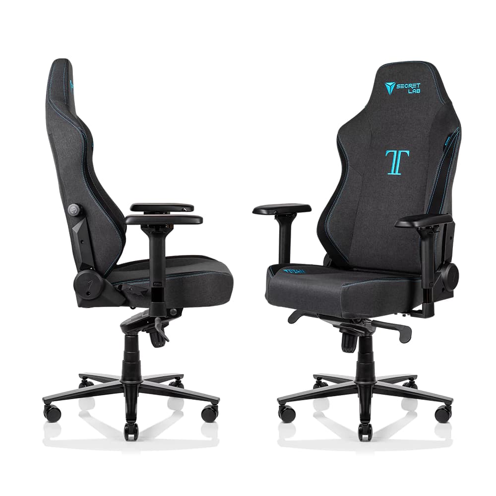 Secretlab TITAN Classic เบาะผ้า SoftWeave™️— สีชาโคลบลู (Charcoal Blue) เก้าอี้เกมมิ่ง https://lnwchill.com
