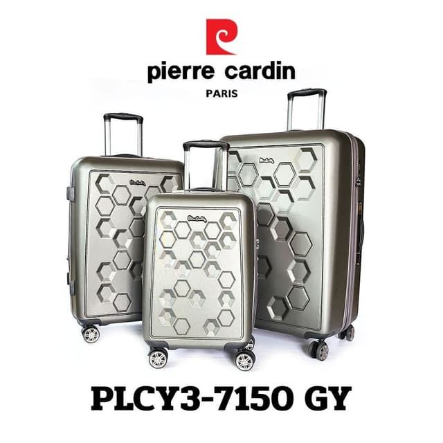 Pierre Cardin รุ่น PLCY3-7150 กระเป๋าเดินทาง Polycarbonate ซิป 2 ชั้น ป้องกันการโจรกรรม ล้อลื่น 360 องศา ดีไซน์หรู ทันสมัย จุของได้เยอะ