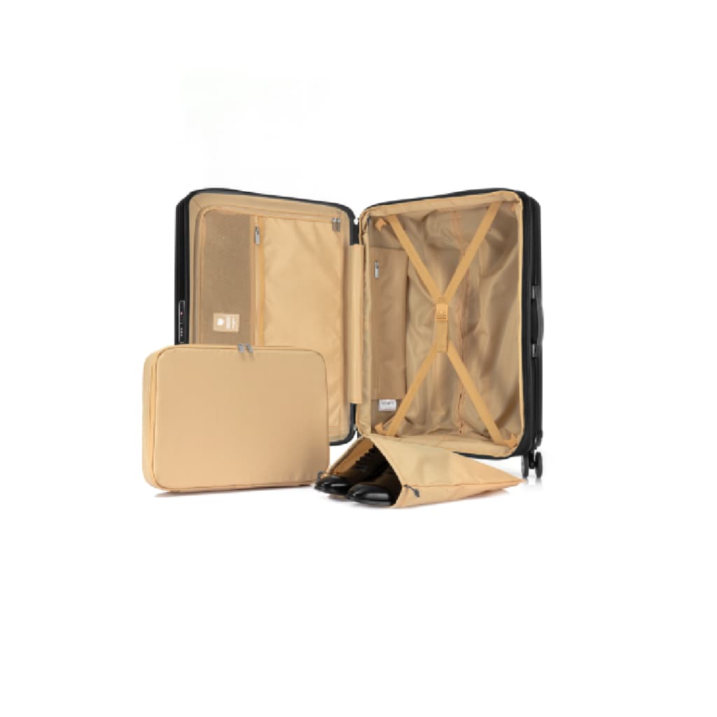 SAMSONITE รุ่น ENOW HARDSIDE SPINNER 55/20 กระเป๋าเดินทางล้อลาก 20 นิ้ว ดีไซน์โมเดิร์น วัสดุโพลีคาร์บอเนตแข็งแรงทนทาน พร้อมระบบล้อลากลื่นไหลและฟังก์ชันครบครัน https://lnwchill.com