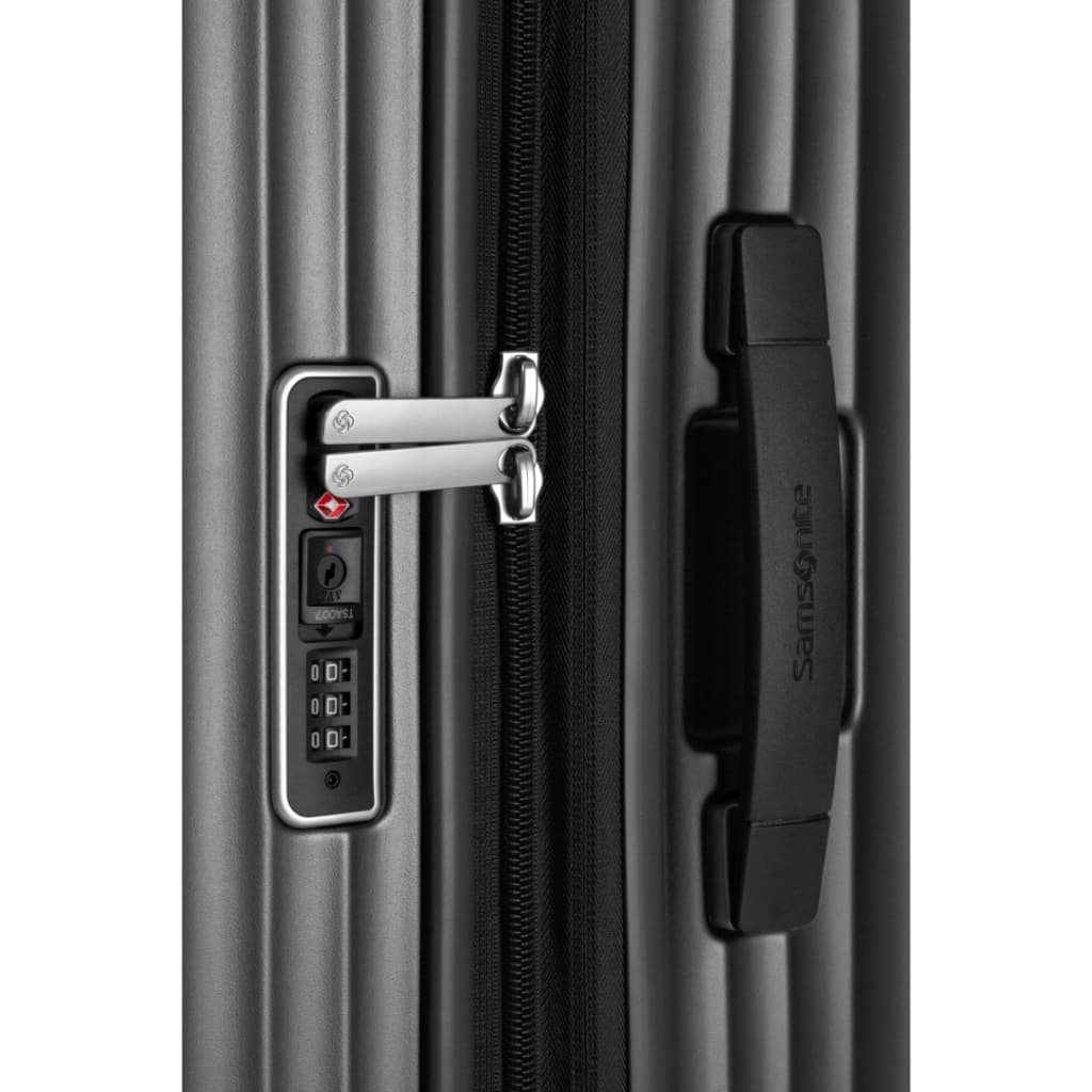 SAMSONITE รุ่น ENOW SPINNER 69/25 EXP กระเป๋าเดินทาง 25 นิ้ว วัสดุ PC ยืดหยุ่นสูง มาพร้อมล้อลื่นพิเศษ Aero-Trac และซิปกันขโมยสองชั้น https://lnwchill.com