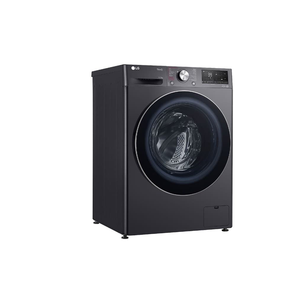 LG เครื่องซักผ้า อบผ้า รุ่น FV1411H3M ซัก 11 กก อบ 7 กก ระบบ AI DD ถนอมผ้าอัจฉริยะ ควบคุมผ่าน Wi-Fi สีดำสวยหรูประหยัดพื้นที่ https://lnwchill.com