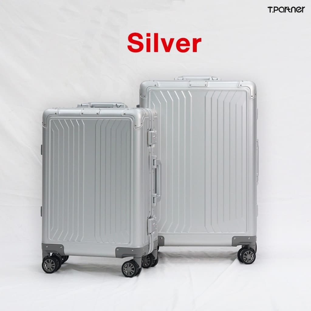 Tpartner รุ่น Platinum Aluminium กระเป๋าเดินทางอลูมิเนียมแท้ แข็งแกร่งทนทาน ดีไซน์หรู พร้อมระบบ TSA Lock ปลอดภัยทุกการเดินทาง https://lnwchill.com