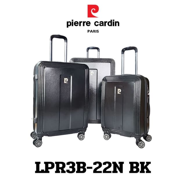 Pierre Cardin รุ่น LPR3B-22N กระเป๋าเดินทาง PC+ABS แข็งแรงทนทาน ล้อลากลื่น มีระบบ TSA Lock และซิปขยายความจุ ตอบโจทย์ทุกการเดินทาง