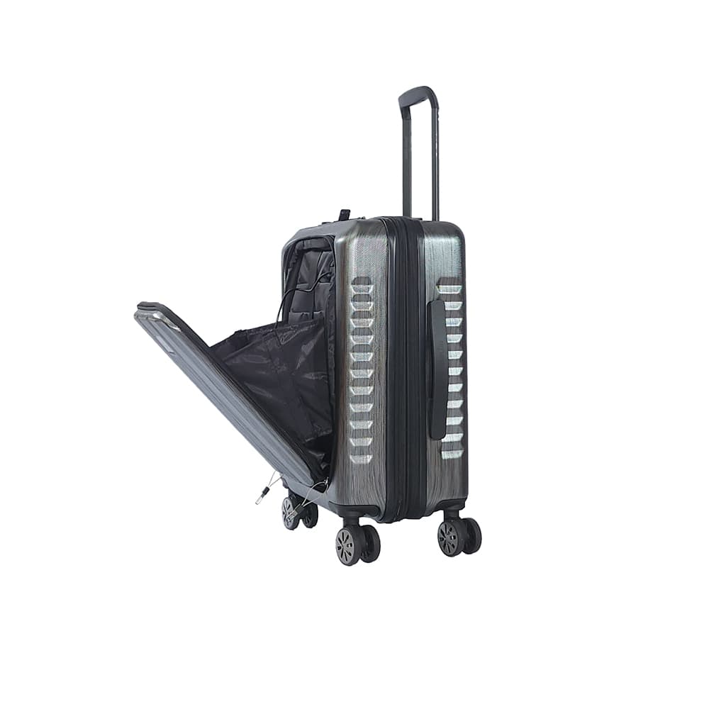 Pierre Cardin รุ่น PLCY4-1860 กระเป๋าเดินทาง 18 นิ้ว วัสดุ PC Polycarbonate เปิดฝาหน้าได้ พร้อม TSA Lock และซิป 2 ชั้นเพื่อความปลอดภัยสูงสุด https://lnwchill.com