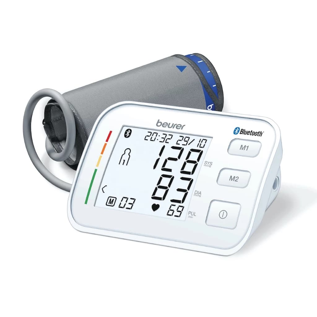beurer BM 57 เครื่องวัดความดันโลหิตที่ต้นแขน Bluetooth Upper Arm Blood Pressure Monitor รุ่น BM 57 [รับประกัน 5 ปี] https://lnwchill.com