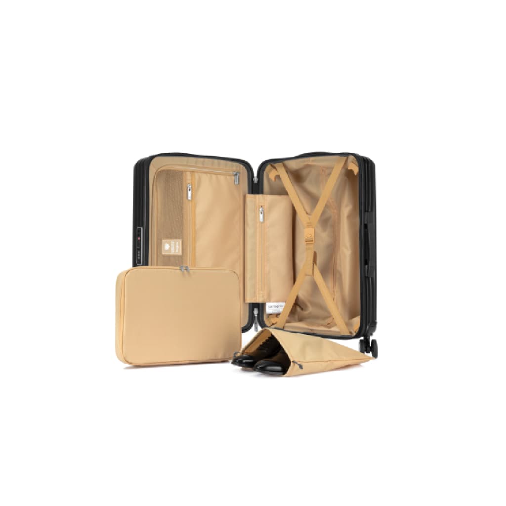 SAMSONITE รุ่น ENOW SPINNER 69/25 EXP กระเป๋าเดินทาง 25 นิ้ว วัสดุ PC ยืดหยุ่นสูง มาพร้อมล้อลื่นพิเศษ Aero-Trac และซิปกันขโมยสองชั้น https://lnwchill.com