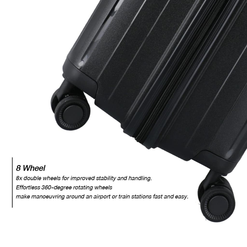 POLO WORLD รุ่น PWES-50123 Sloan Wheeled Hardcase Luggage กระเป๋าเดินทางล้อลาก Polypropylene น้ำหนักเบา ทนทาน ดีไซน์คลาสสิก https://lnwchill.com