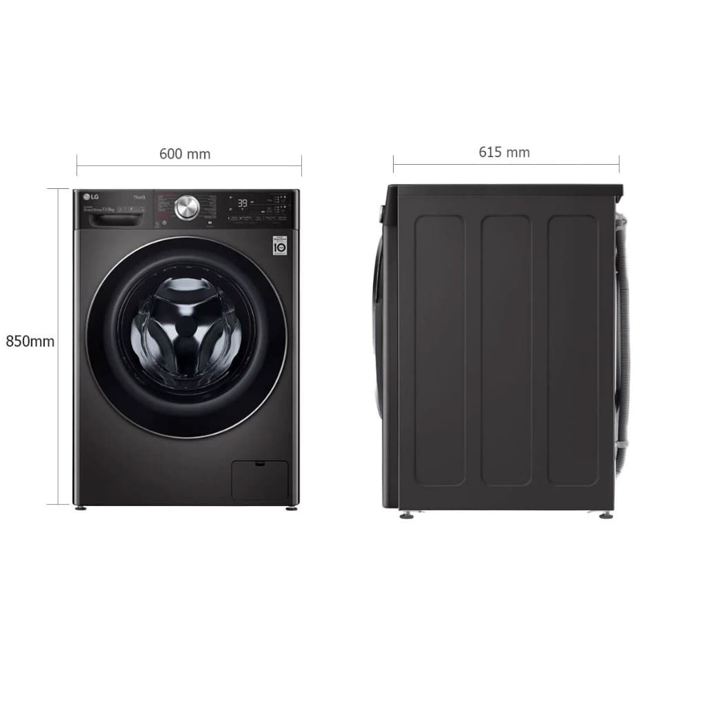 LG เครื่องซักผ้า 13 กก อบ 8 กก รุ่น FV1413H2BA พร้อมระบบ Smart WIFI Control ควบคุมผ่านสมาร์ทโฟน ซักและอบผ้าสะอาดล้ำลึกด้วยระบบ AI DD และ Steam https://lnwchill.com
