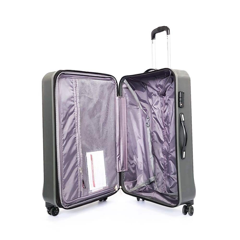 Pierre Cardin รุ่น LPR2A-9N กระเป๋าเดินทาง PC+ABS ผิวด้านกันรอย น้ำหนักเบา ระบบ Double Zip ป้องกันการโจรกรรม เพื่อความปลอดภัยทุกการเดินทาง https://lnwchill.com