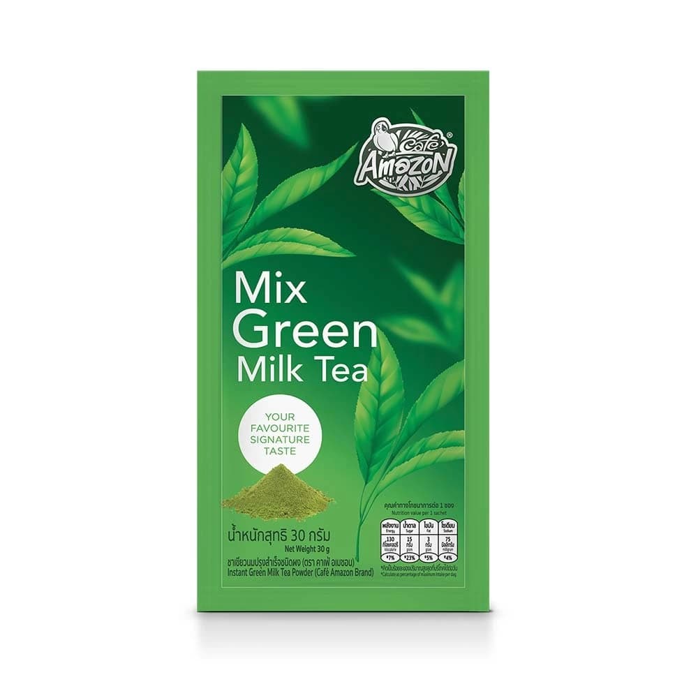 Café Amazon ชาเขียวนม ปรุงสำเร็จชนิดผง https://lnwchill.com