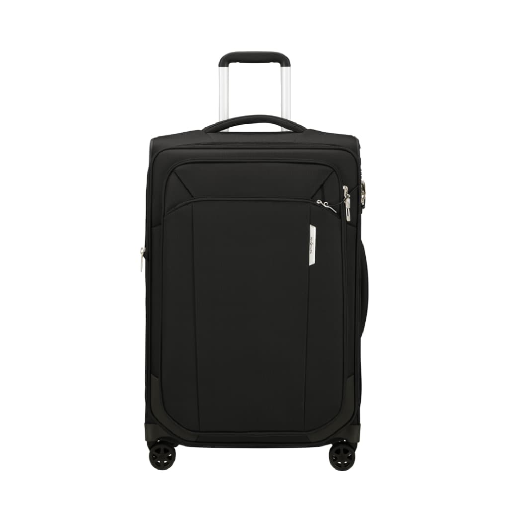 SAMSONITE รุ่น RESPARK กระเป๋าเดินทางขยายได้ขนาด 24 นิ้ว Softside Spinner 67/24 EXP ผลิตจากวัสดุรีไซเคิลเพื่อความยั่งยืน ทนทานและปลอดภัย https://lnwchill.com