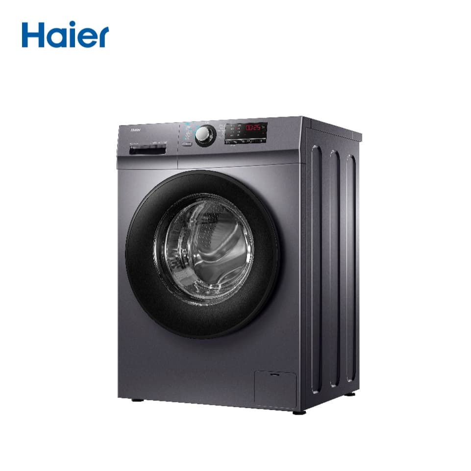 Haier รุ่น HW105-BP1029AS6 เครื่องซักผ้าฝาหน้าอินเวอร์เตอร์ 10.5 kg สี Starry Silver ซักสะอาดถนอมผ้ากำจัดแบคทีเรียด้วยพลังไอน้ำ https://lnwchill.com