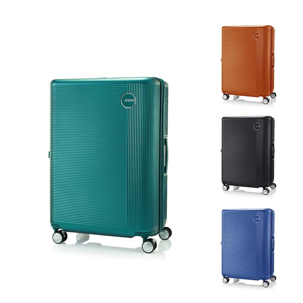 AMERICAN TOURISTER รุ่น GEMINA PRO SPINNER 75/28 EXP TSA กระเป๋าเดินทางล้อลาก 28 นิ้ว ดีไซน์ Metallic สุดเท่ พร้อมล้อดูดซับแรงกระแทกและระบบเบรก https://lnwchill.com