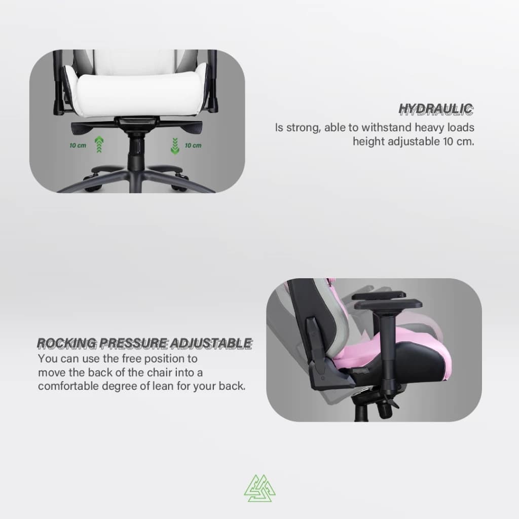 EGA เก้าอี้เกมมิ่ง เก้าอี้ทำงาน ดีไซน์สไตล์ Ergonomic ไซส์ใหญ่พิเศษสำหรับคนตัวใหญ่ รุ่น TYPE G3 ขาเหล็ก แข็งแรง สีแดง สีดำ สีขาว สีชมพู รองรับน้ำหนักได้ถึง 180 กก. https://lnwchill.com