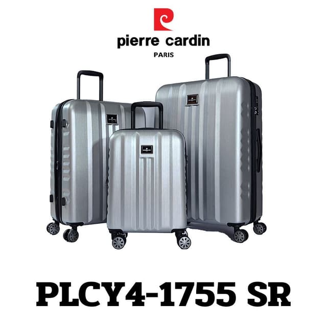 Pierre Cardin รุ่น PLCY4-1755 กระเป๋าเดินทางโพลีคาร์บอเนต น้ำหนักเบาพิเศษ พร้อมระบบ TSA Lock และซิปขยายความจุ ตอบโจทย์ทุกการเดินทาง