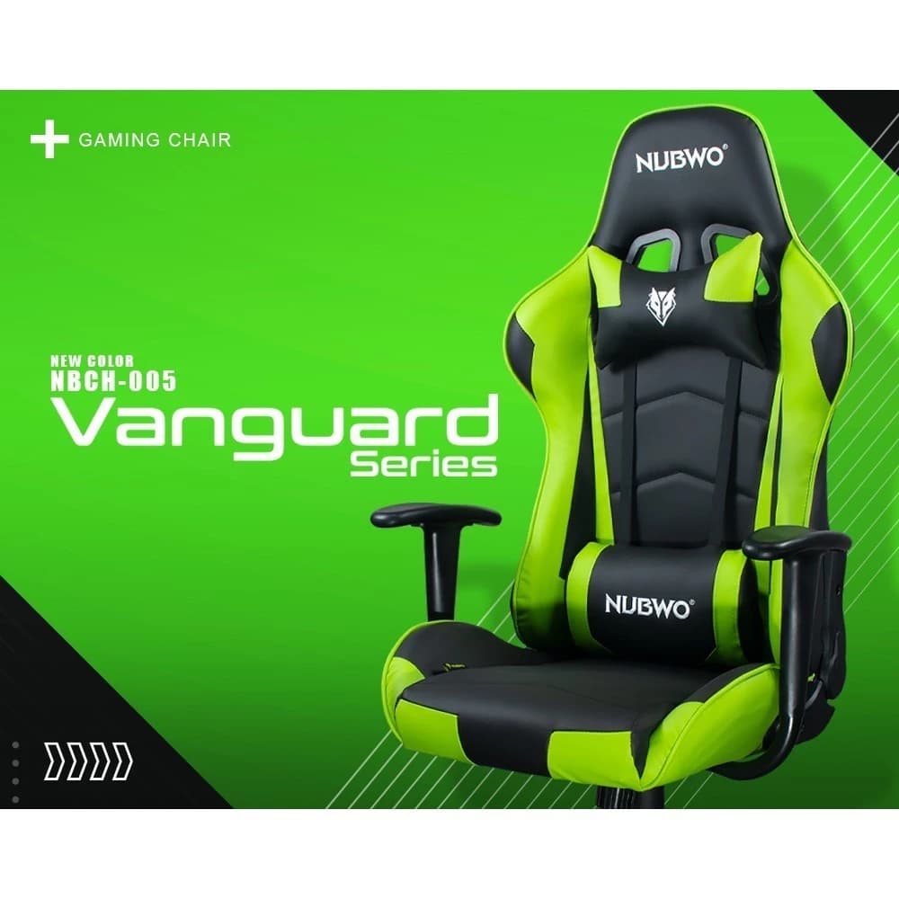 Nubwo เก้าอี้เกมมิ่ง เก้าอี้ทำงาน เก้าอี้แต่งห้อง Gaming Chair E-Sport เก้าอี้สีดำ สีเทา สีเขียว สีขาว สีเหลือง สีแดง สีน้ำเงิน ปรับระดับความสูงได้ ปรับเอนได้ 180 รุ่น NBCH-005 https://lnwchill.com