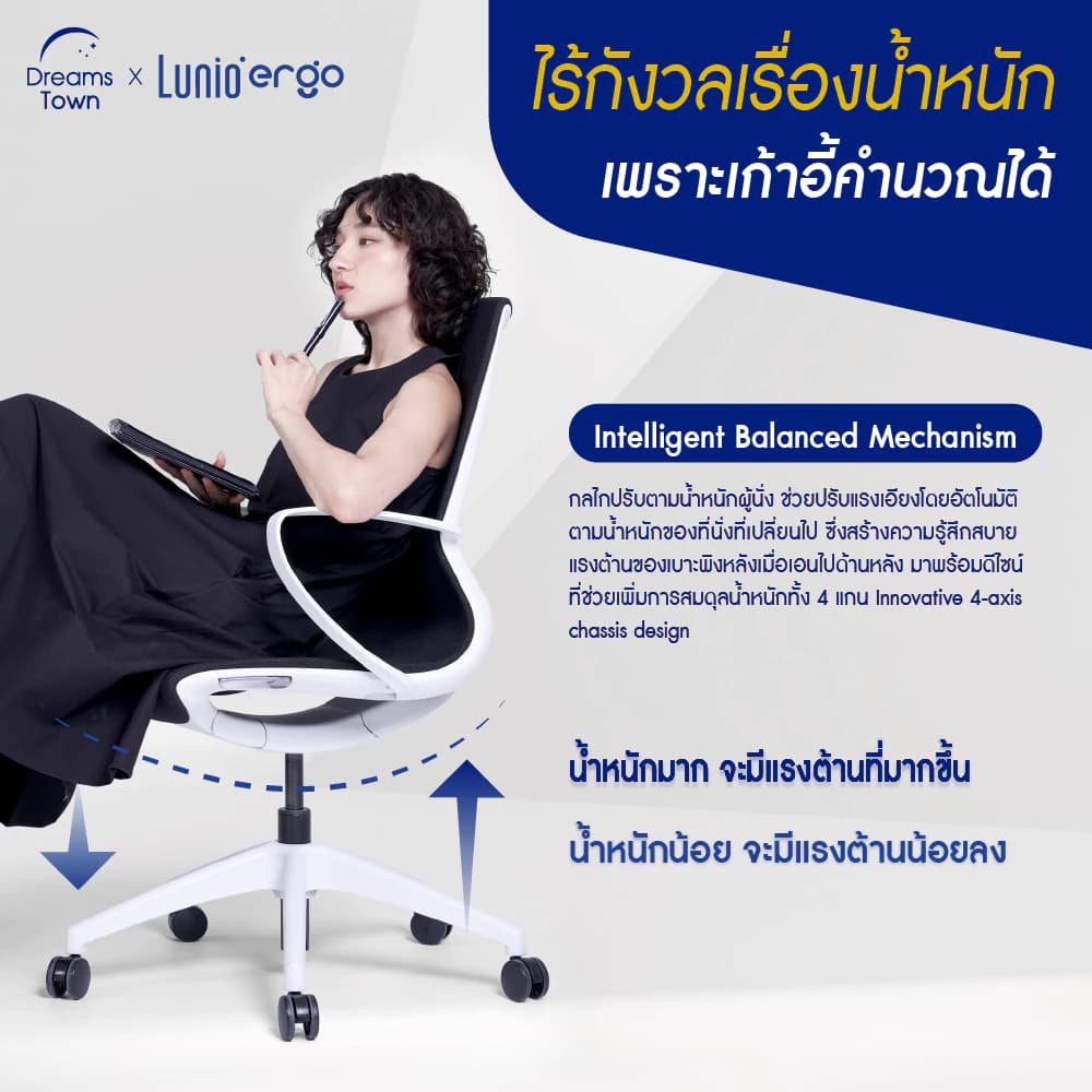 Lunio Ergo เก้าอี้ทำงานเพื่อสุขภาพ สไตล์โมเดิร์น เก้าอี้สีดำ เก้าอี้สีเทา พนักพิงดีไซน์ S-Curve นุ่มสบาย ตามหลักสรีระศาสตร์ รองรับความโค้งของร่างกาย ระบายอากาศดีเยี่ยม เกรดพรีเมี่ยม รุ่น Orion https://lnwchill.com