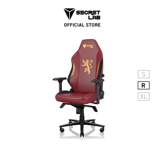 Secretlab รุ่น TITAN Evo Game of Thrones House Lannister Edition (Size R) เก้าอี้สีแดง เก้าอี้เกมมิ่งเพื่อสุขภาพ Ergonomic Gaming Chair