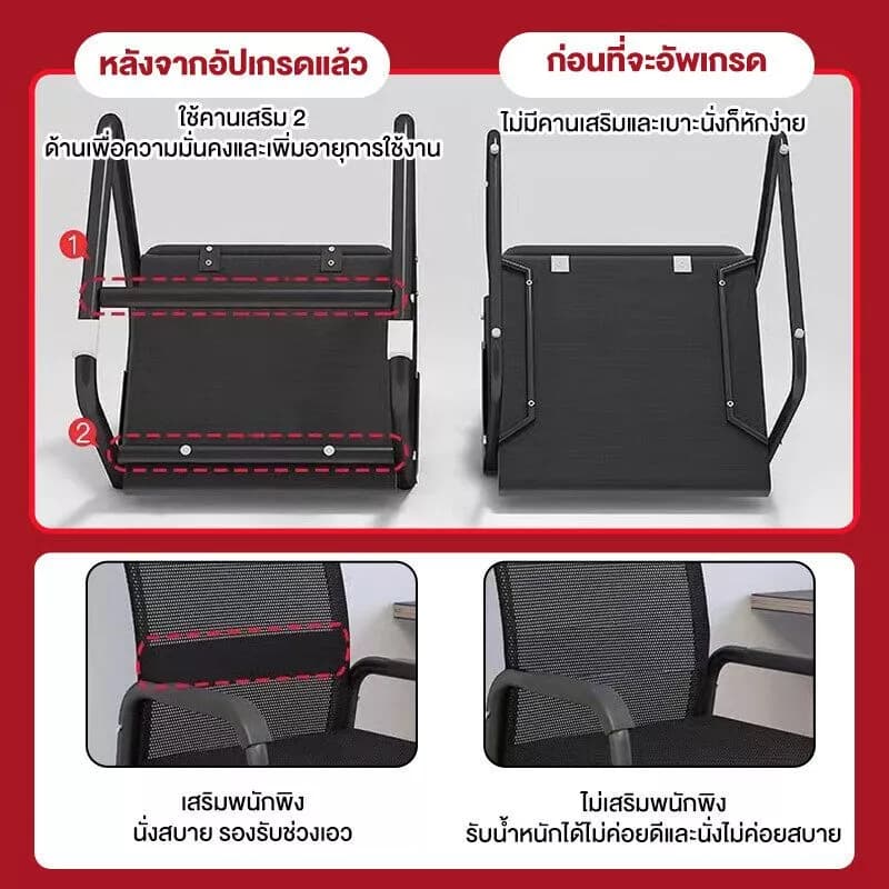 ALOVE เก้าอี้สำนักงาน เก้าอี้สีดำ เก้าอี้สีเทา เก้าอี้สีน้ำตาล สไตล์โมเดิร์น พร้อมที่พักแขนและพนักพิง แผ่นน้ำยาง เหมาะสำหรับเล่นเกมและทำงานออฟฟิศ Office Chair https://lnwchill.com