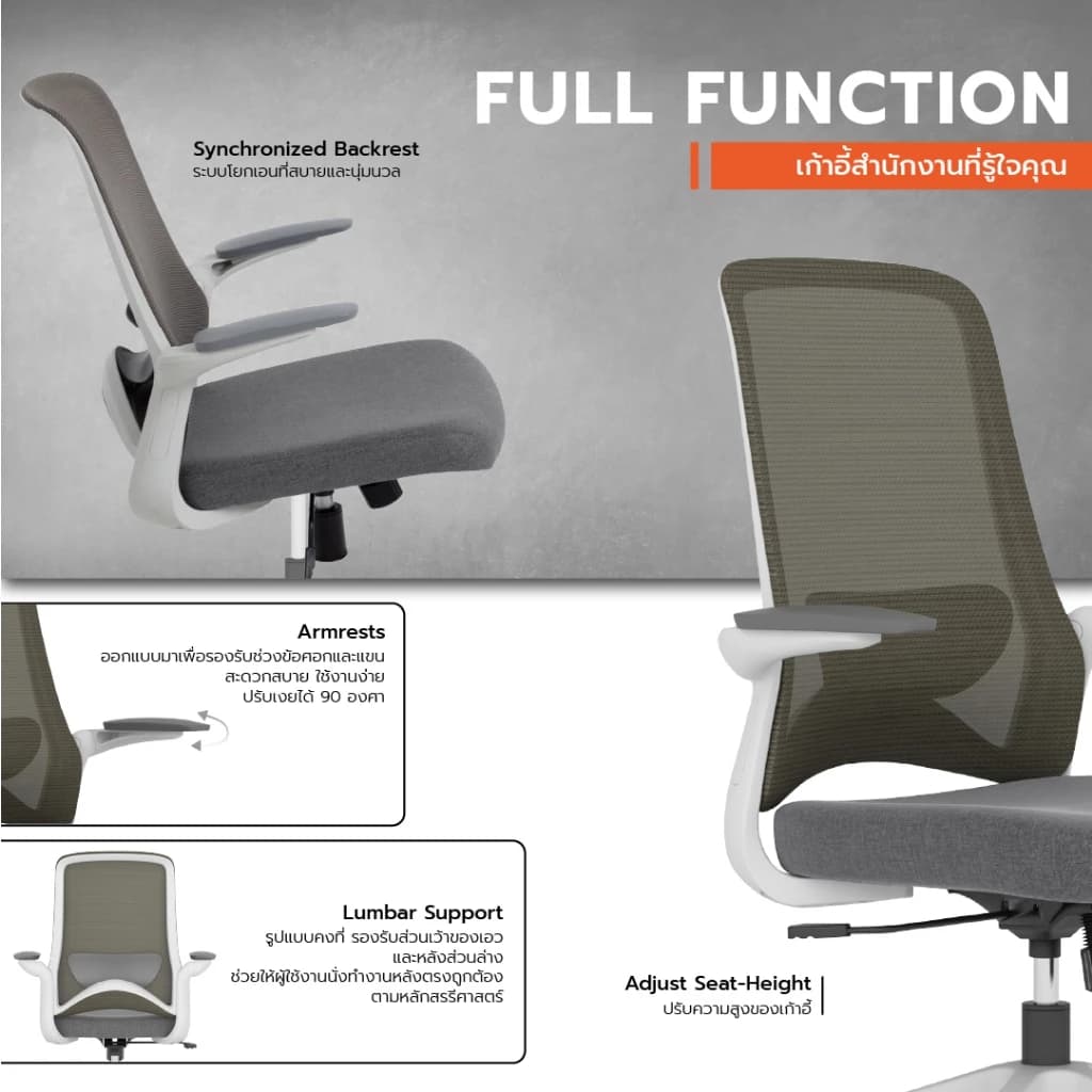 Work Station - Office chair เก้าอี้ทำงาน รุ่น Klimt เก้าอี้สำนักงาน เก้าอี้นั่งทำงาน เก้าอี้พนักพิงต่ำ เก้าอี้สีเทา เก้าอี้สีฟ้า เก้าอี้สีเขียว เก้าอี้สีชมพู ราคาดี รองรับน้ำหนัก 136 kg. https://lnwchill.com