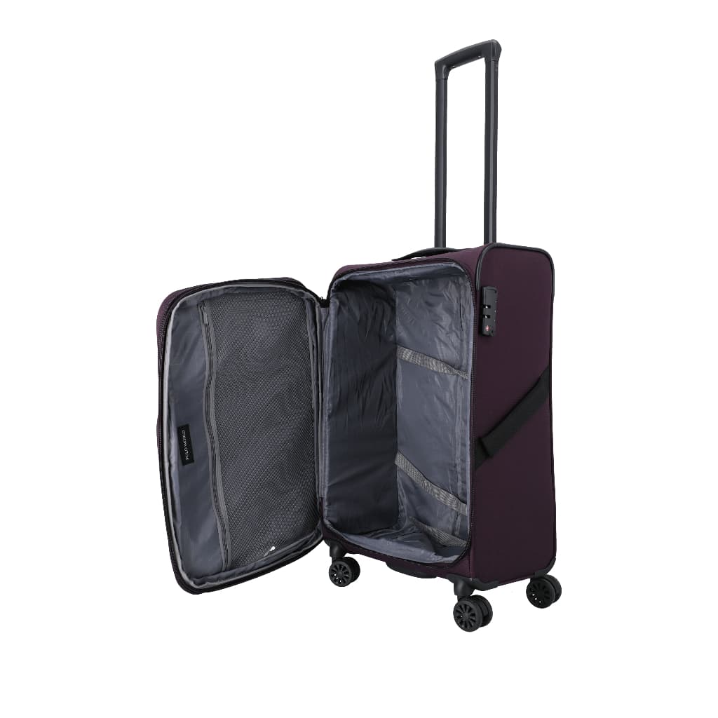 POLO WORLD รุ่น PW711 D'Lite Softcase Luggage กระเป๋าเดินทางผ้า น้ำหนักเบา ล้อลาก 360 องศา พร้อมระบบล็อค TSA เพื่อความปลอดภัยสูงสุด https://lnwchill.com