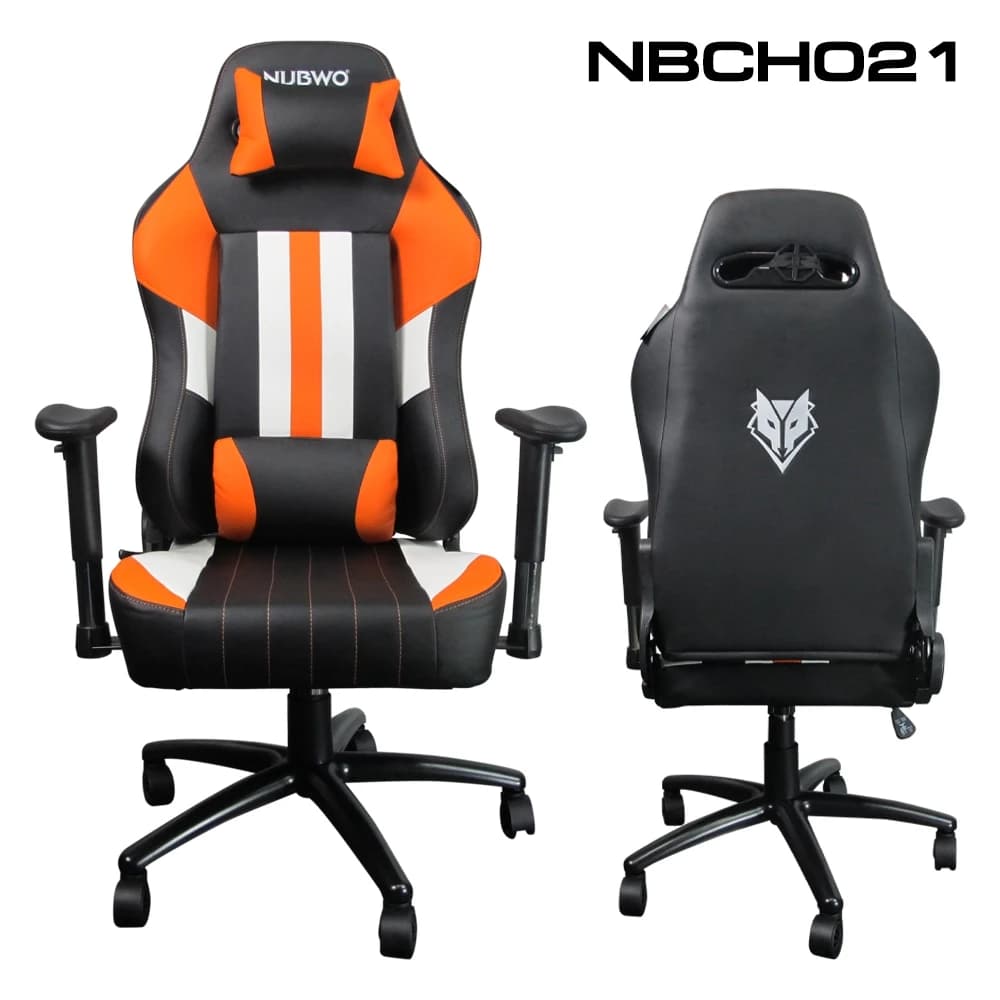 Nubwo เก้าอี้เกมมิ่ง เก้าอี้เกมมิ่งเพื่อสุขภาพ Gaming Chair E-Sport เก้าอี้สีดำ สีน้ำเงิน สีส้ม เก้าอี้ทำงาน ดีไซน์เท่ ปรับเอนได้ 160 องศา ลดอาการปวดเมื่อย เก้าอี้พนักพิงสูง รุ่น NBCH-021 https://lnwchill.com