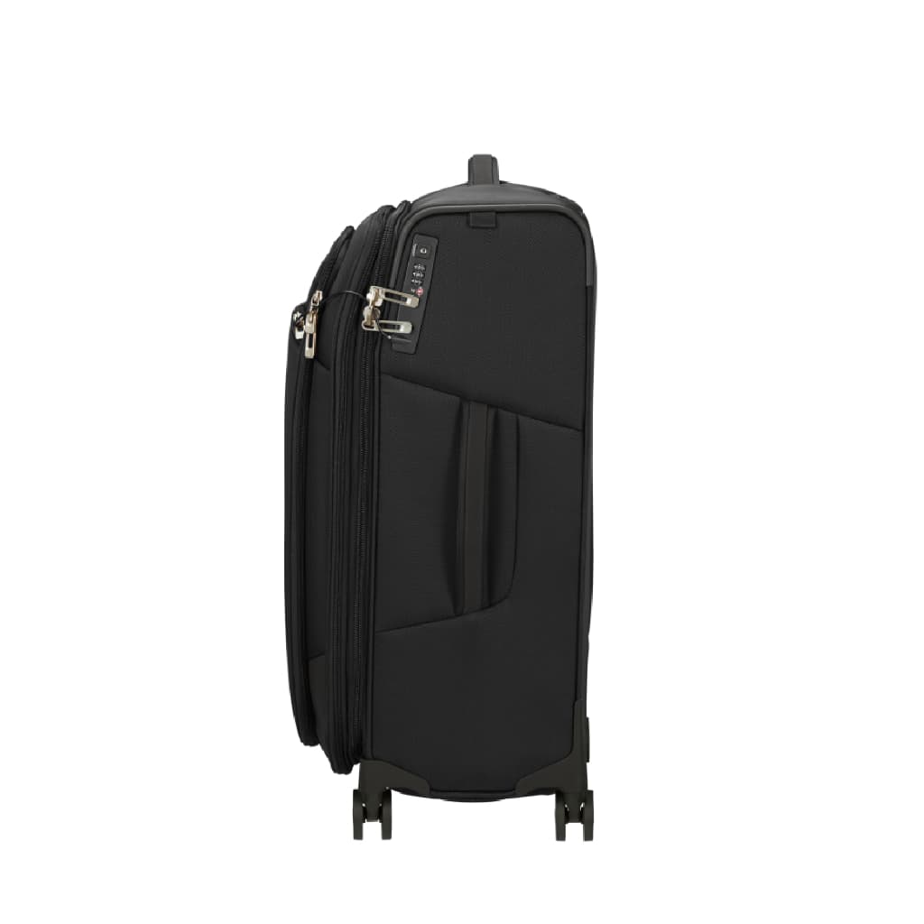 SAMSONITE รุ่น RESPARK กระเป๋าเดินทางขยายได้ขนาด 24 นิ้ว Softside Spinner 67/24 EXP ผลิตจากวัสดุรีไซเคิลเพื่อความยั่งยืน ทนทานและปลอดภัย https://lnwchill.com