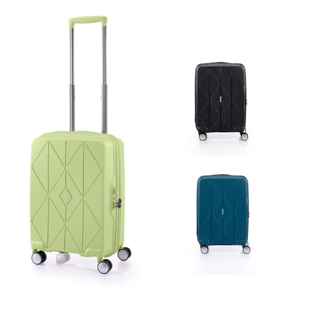 AMERICAN TOURISTER รุ่น ARGYLE SPINNER 55/20 TSA กระเป๋าเดินทาง 20 นิ้ว วัสดุ PP แข็งแรงทนทาน ความจุสูงสุดสำหรับขึ้นเครื่อง พร้อมระบบ TSA Lock